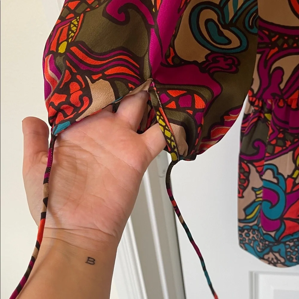 EUC! Trina Turk Vibrant Multicolor Mini Dress, Size XL - Picture 6 of 7